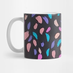 Midnight Flight Colorful Abstract Print Mug